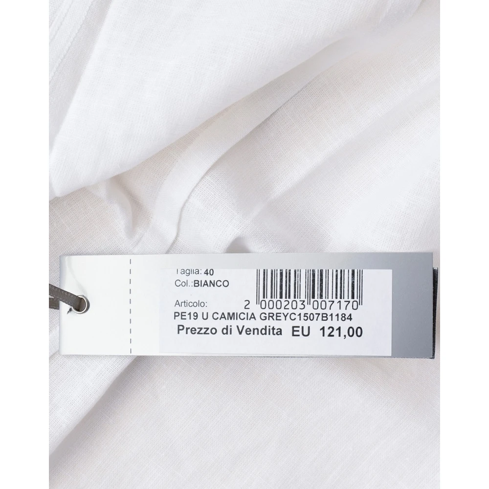 Daniele Alessandrini Basisoverhemd White Heren