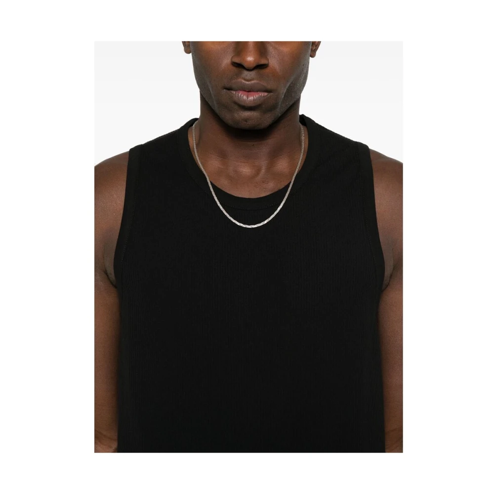 Represent Zwart Logo Plaque Mouwloos Crew Neck Black Heren