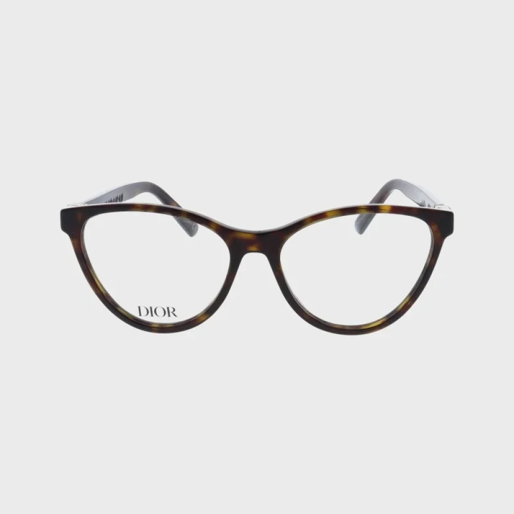 Dior Stijlvolle Brilmontuur met 2 Jaar Garantie Brown Unisex