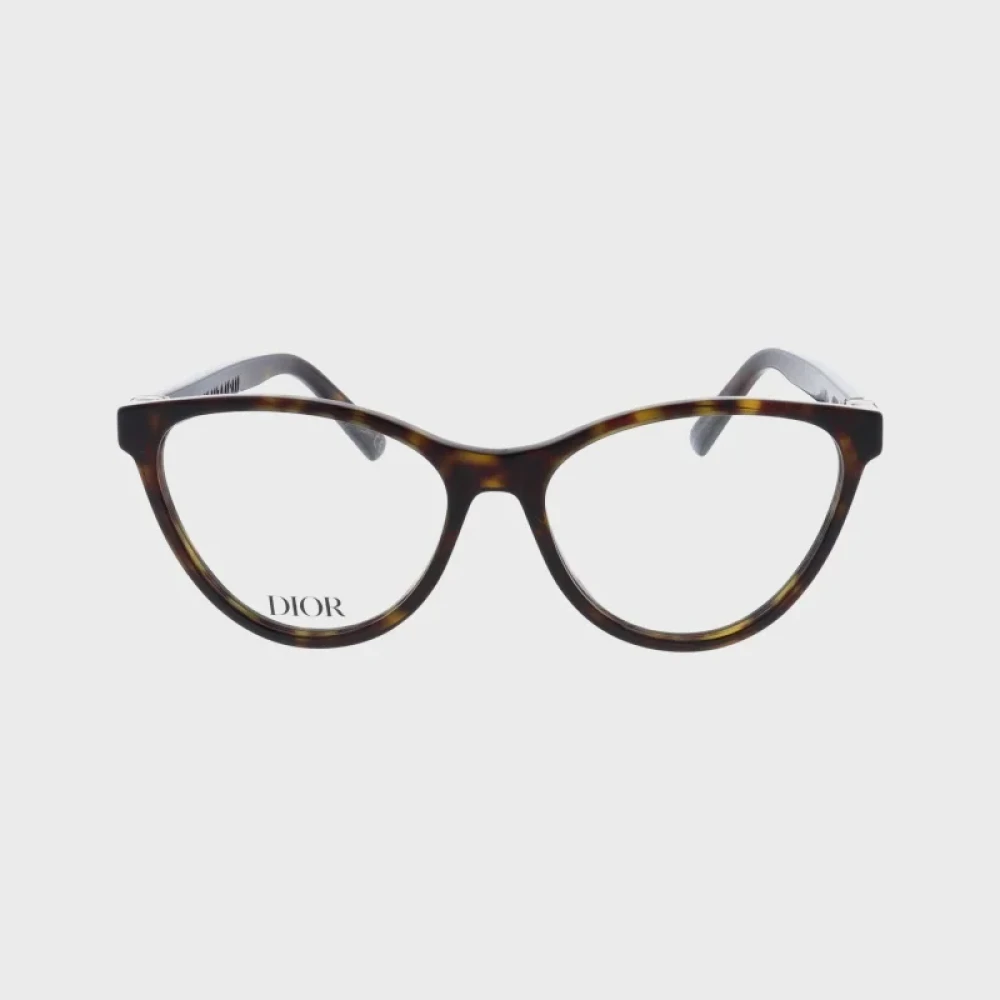 Dior Stiliga Glasögon med 2-års Garanti Brown, Unisex