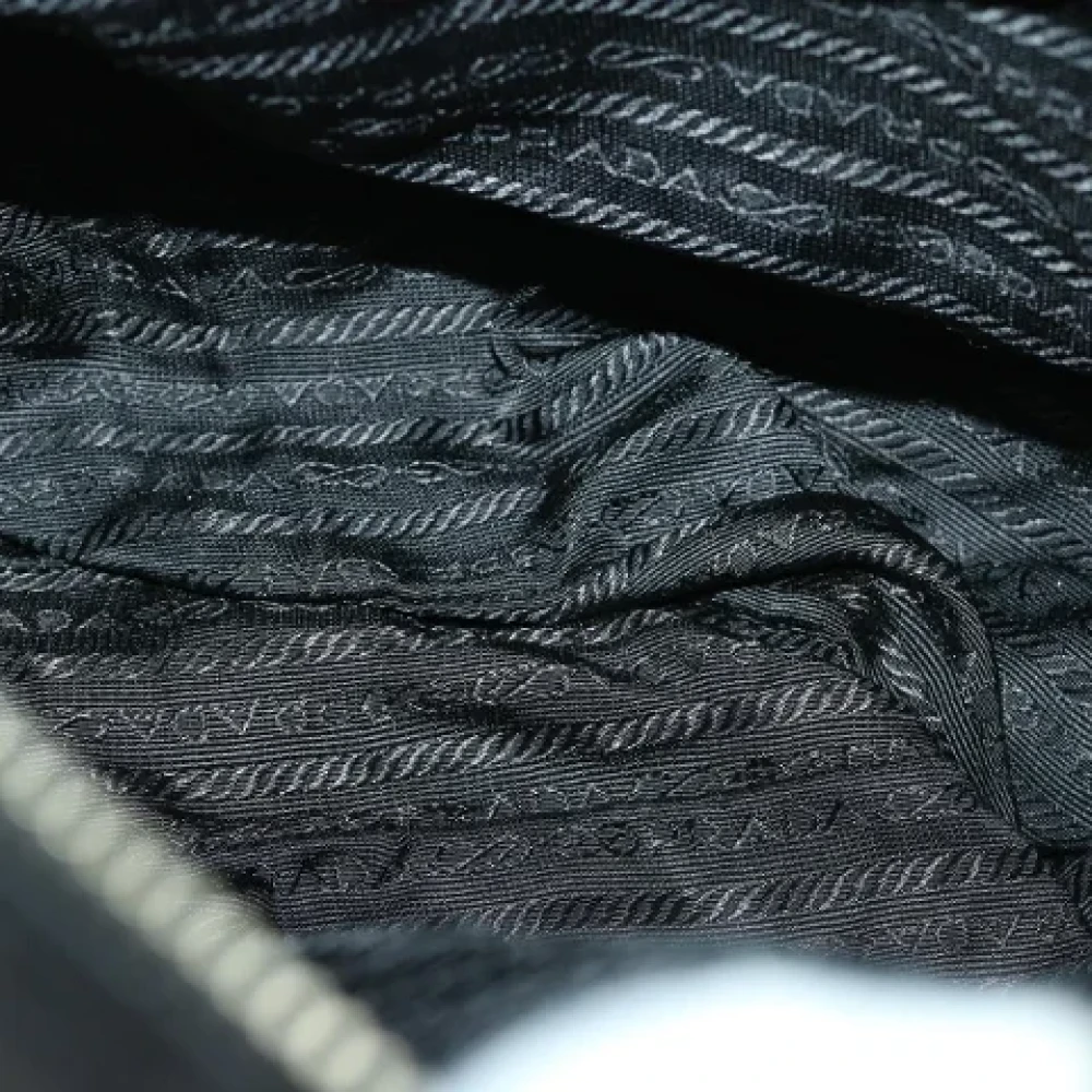 Prada Vintage Pre-owned Canvas prada-bags Black Dames