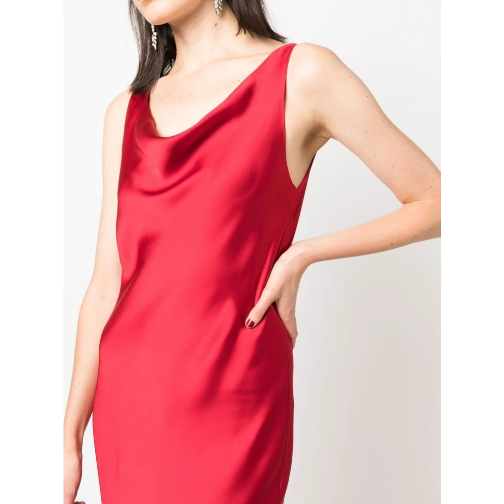 Norma Kamali Maria Gown Elegante Jurken Red Dames