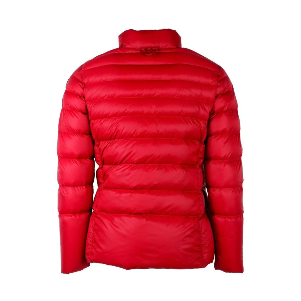 Centogrammi Omkeerbare nylon jas met eendendons Red Dames