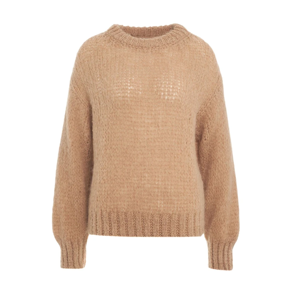 AMERICAN DREAMS Dames Truien & Vesten Leonnie Alpaca Pullover Beige