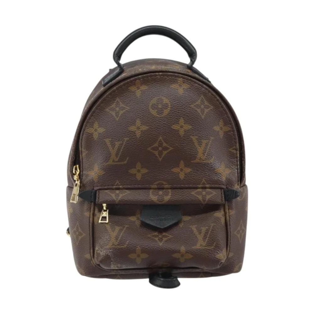 Louis Vuitton Vintage Women's Brown Pre-Owned Monogram Canvas Backpack