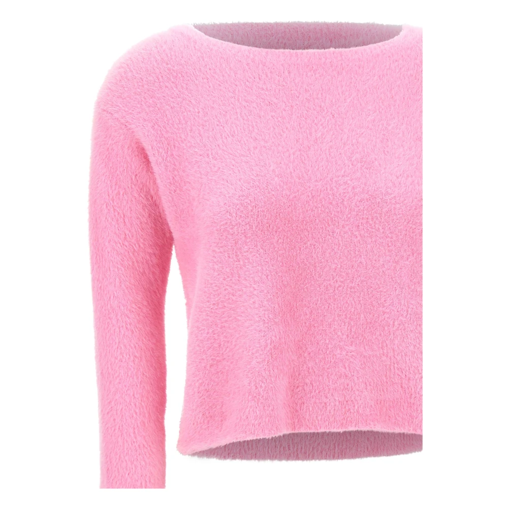 Kaos Bont Effect Roze Trui Pink Dames