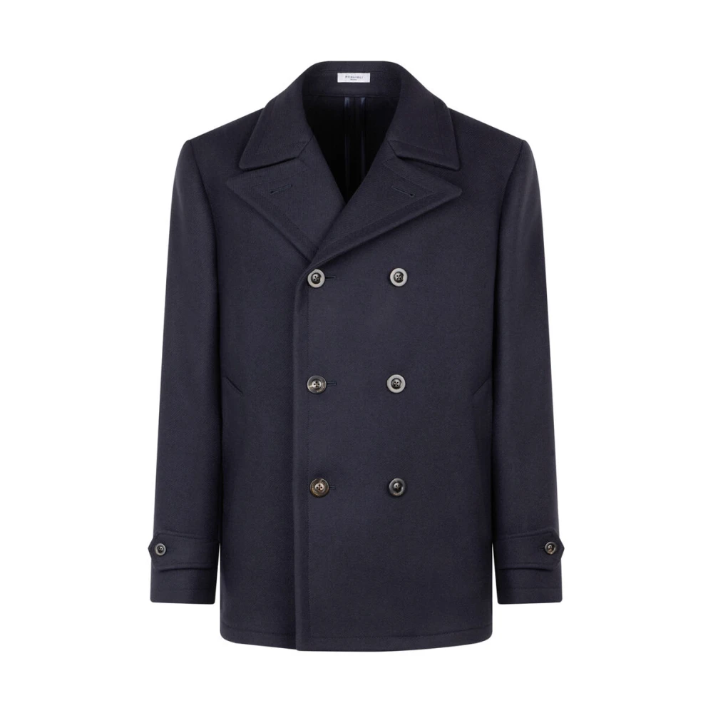 Boglioli Klisk Peacoat i Ull och Cashmere Blue, Herr