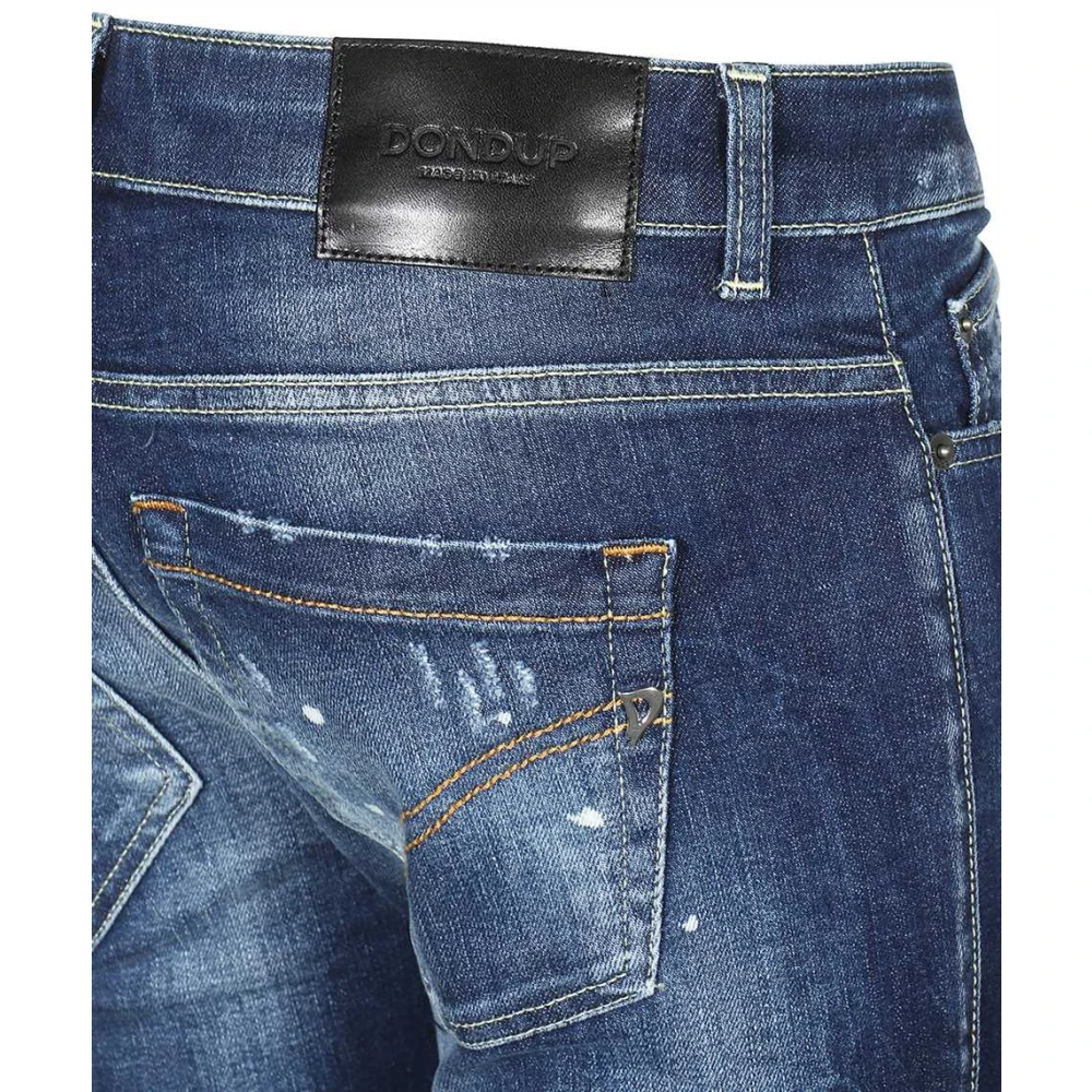 Dondup Distressed 5-Pocket Jeans Blue Dames