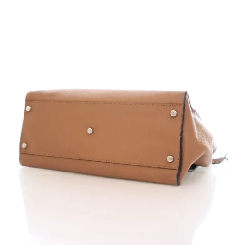 Fendi Vintage Pre-owned Leather fendi-bags Brown Dames