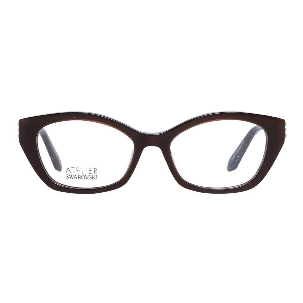 Swarovski Bruine Cat Eye Optische Monturen Brown Dames