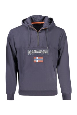 sweat-a-capuche-bleu-avec-demi-zip