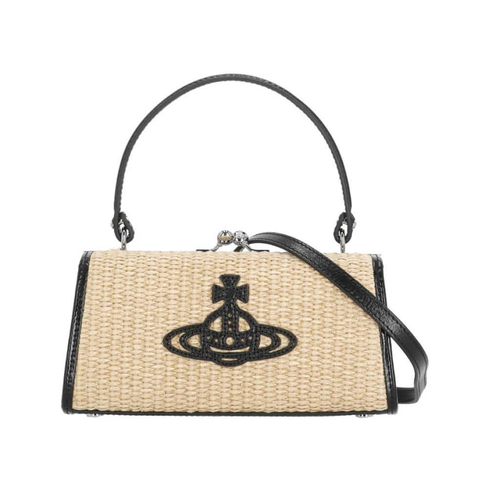 Vivienne Westwood Women's Beige Orb Mini Bag - Mini Bags - One Size - Bags