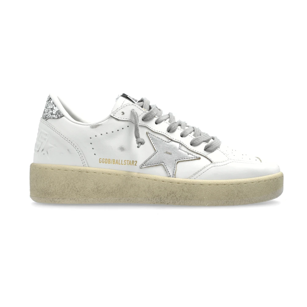 Golden Goose Women's White Sneakers, 3 Uk, Trainers ‘Ballstar 2’