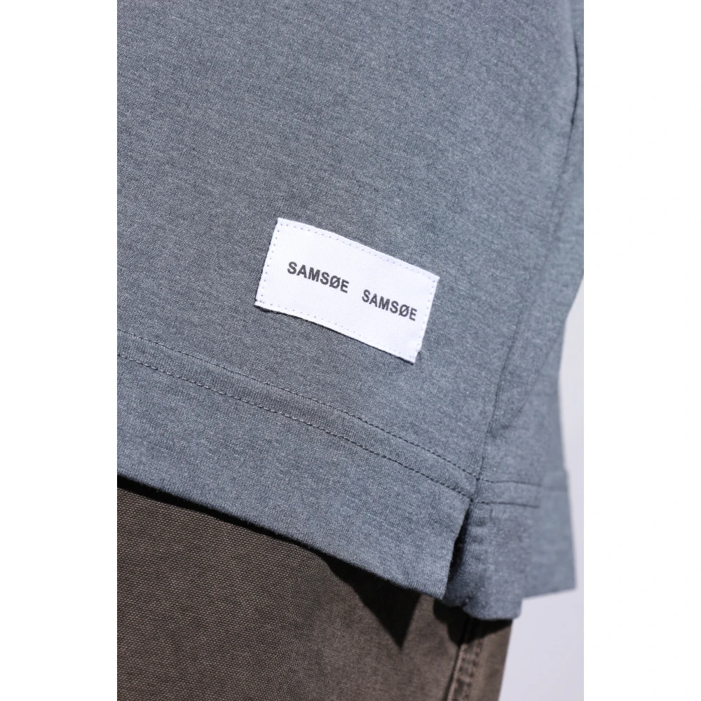 Samsøe T-shirt Sacharles Gray Heren