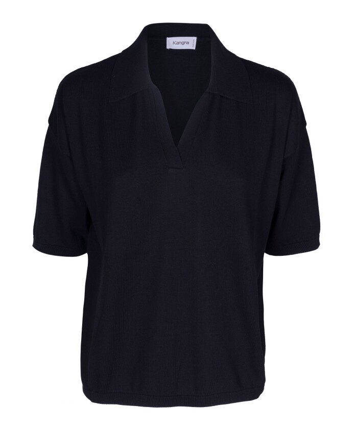 polo-a-manches-courtes-col-en-v