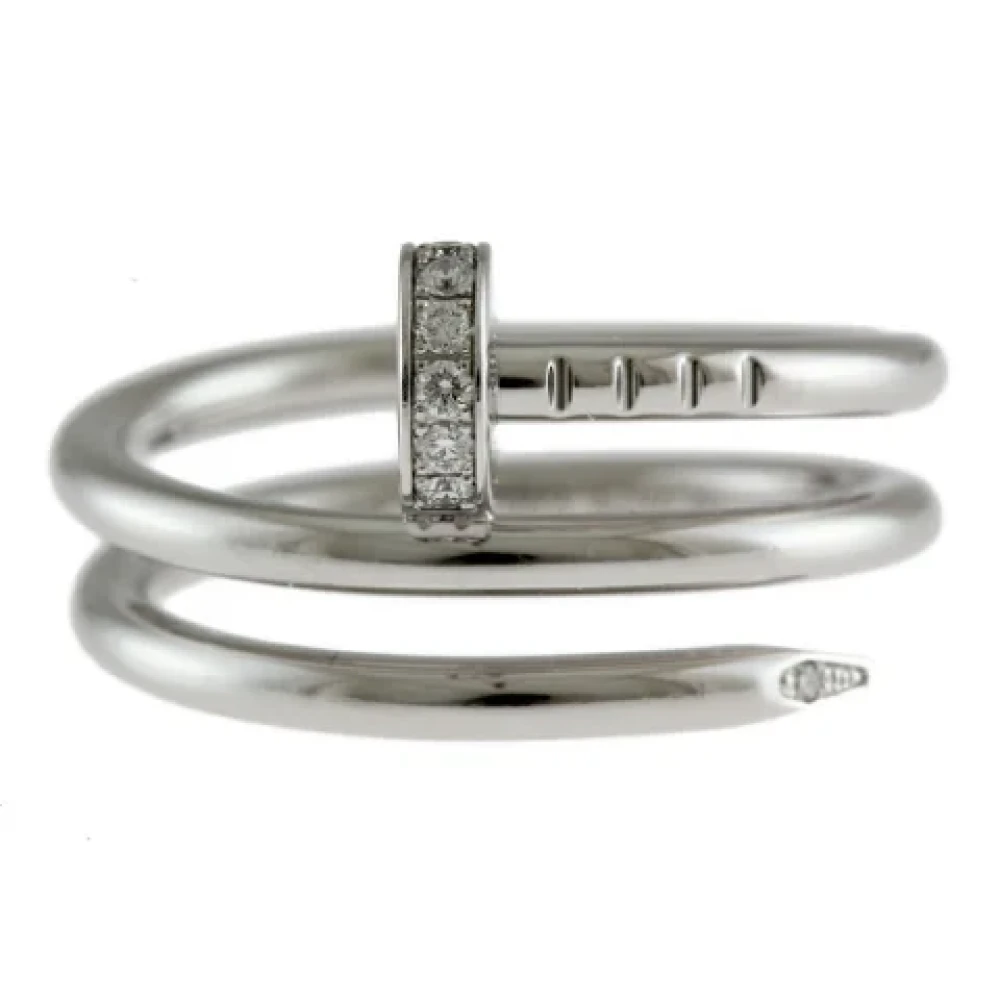 Pre-owned Solv Hvitt Gull Cartier Ring