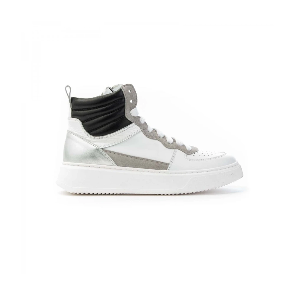 Gio+ Glamorösa High-Top Sneakers White, Dam