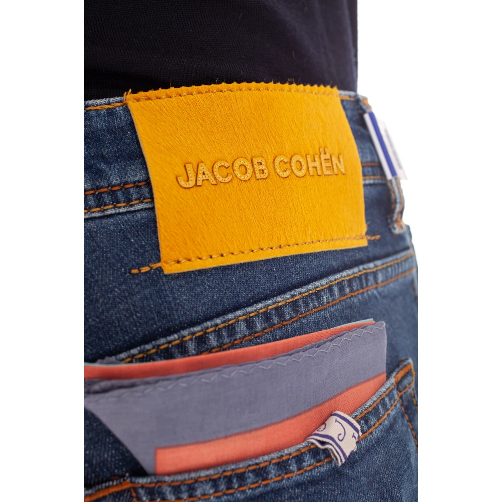 Jacob Cohën Luxe Slim-Fit Denim Jeans Blue Heren