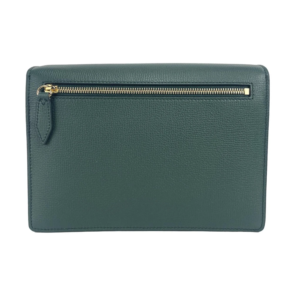 Burberry Groene Check Leren Crossbody Tas Multicolor Dames