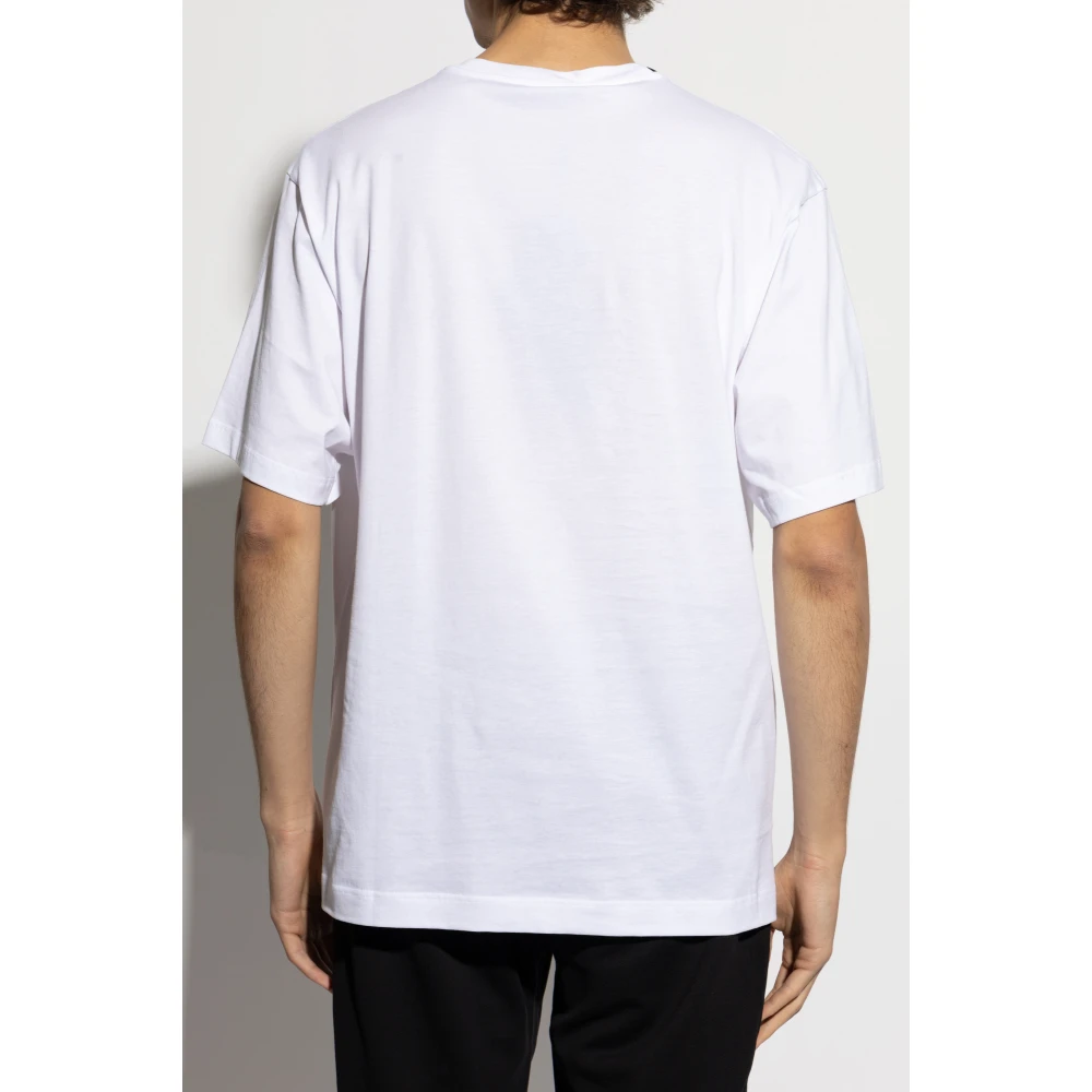 Dolce & Gabbana T-shirt met bedrukt logo White Heren