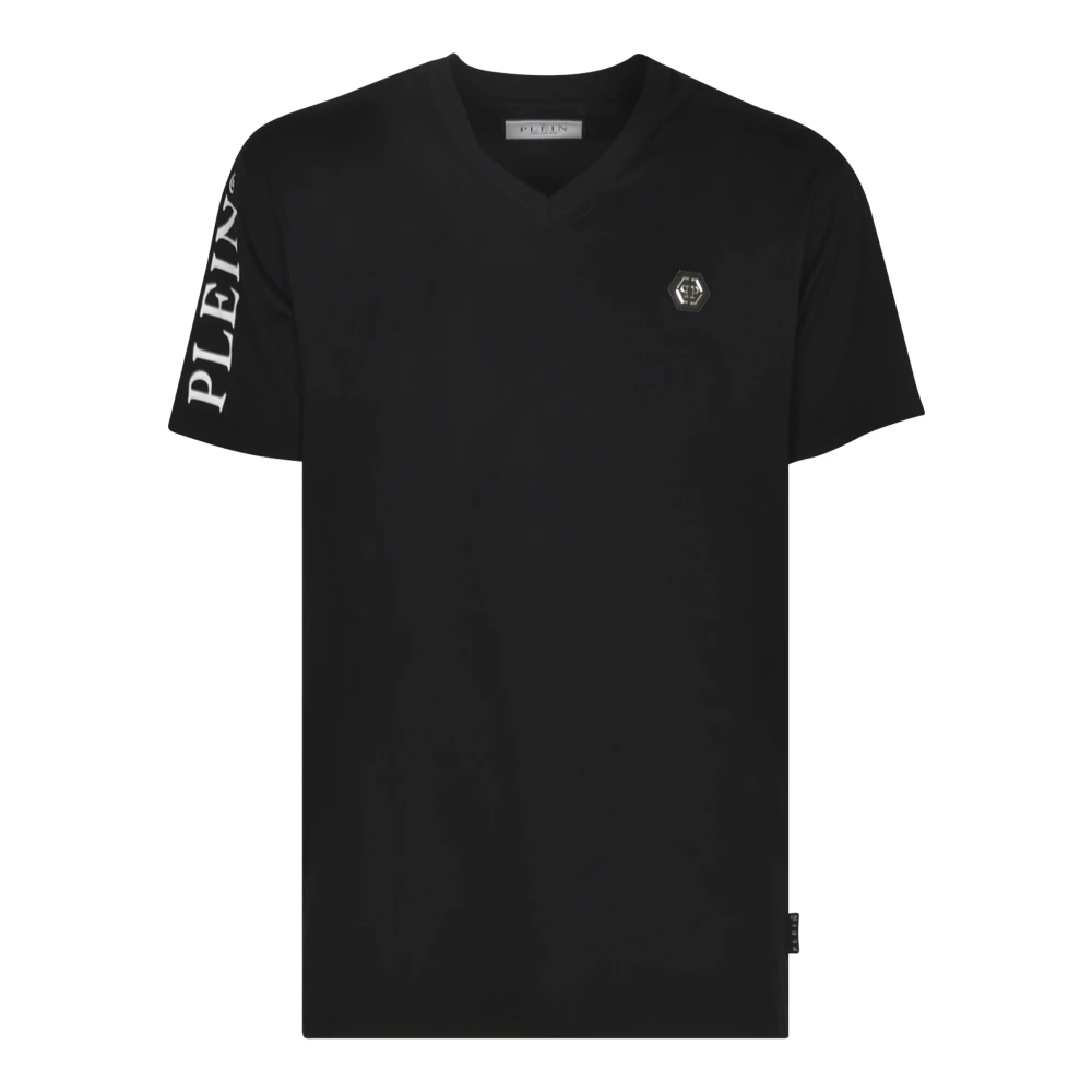 Philipp Plein Zwarte T-shirts en Polos Black Heren