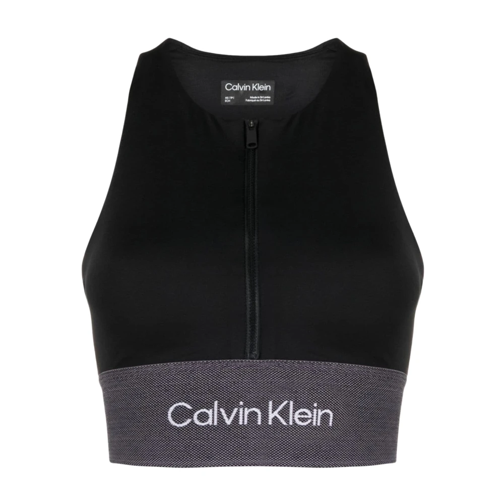 Calvin Klein Zwarte Sport Top Black Dames