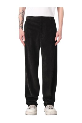 luxurious-black-corduroy-casual-pants
