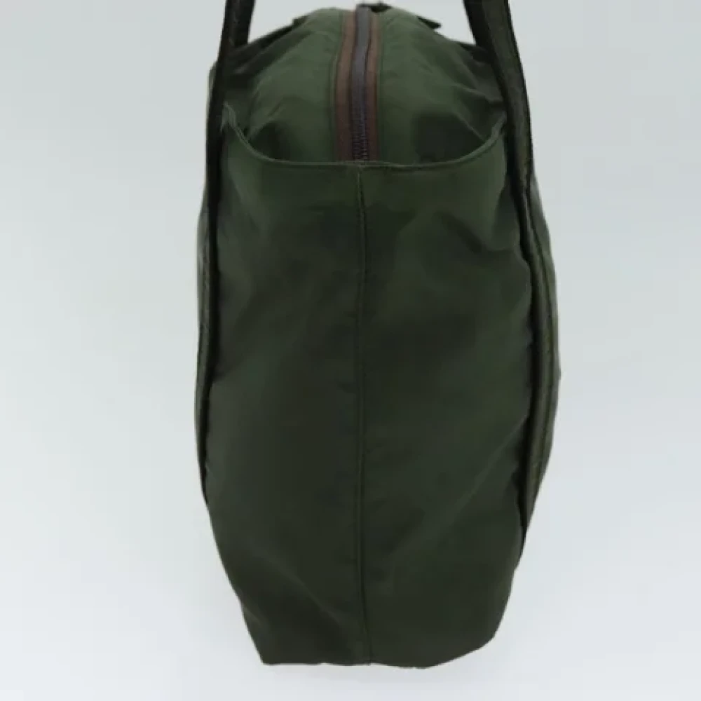 Prada Vintage Pre-owned Fabric prada-bags Green Dames