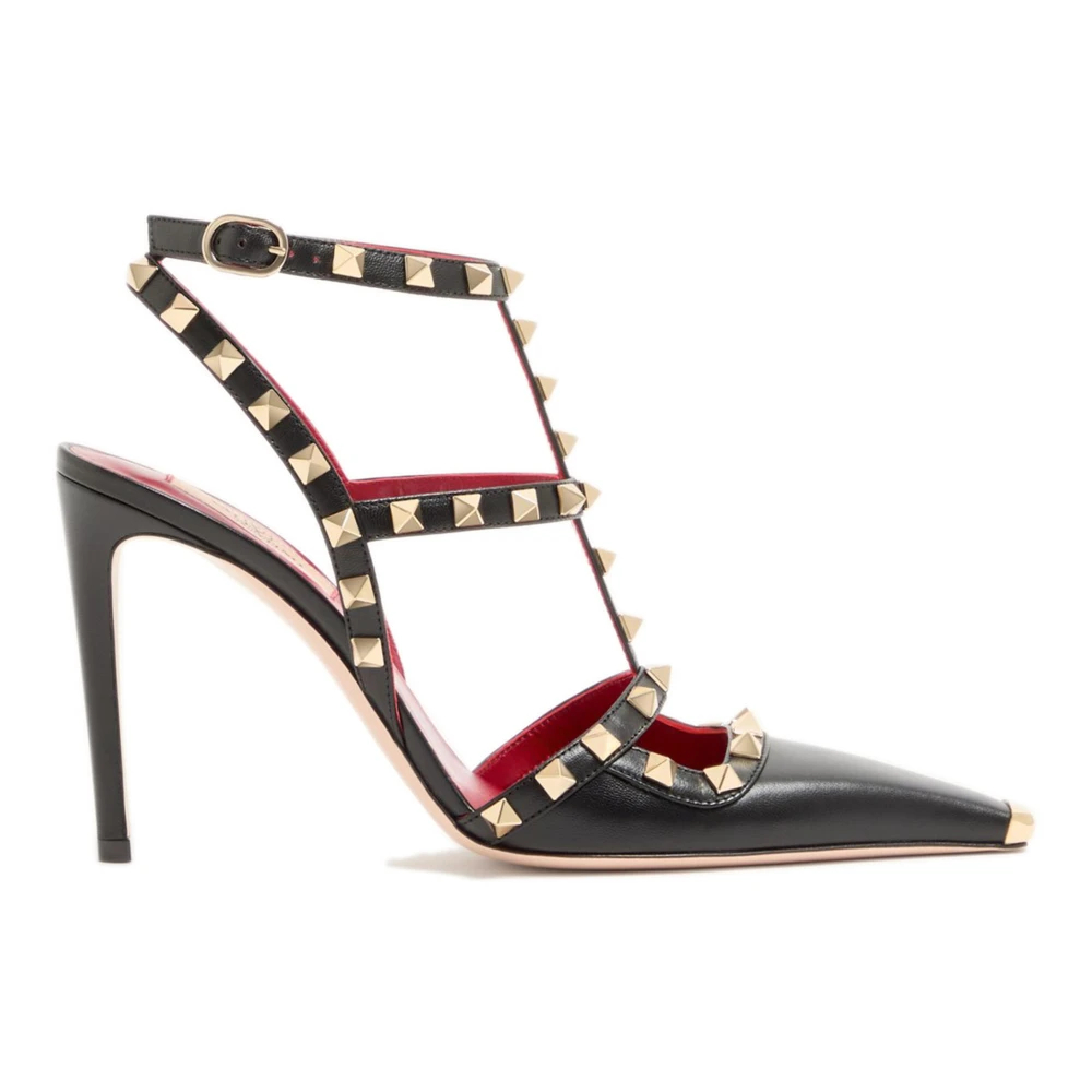 Valentino Garavani , Pumps, Female, Black, 5 Uk, Rockstud Ankle Strap Pump