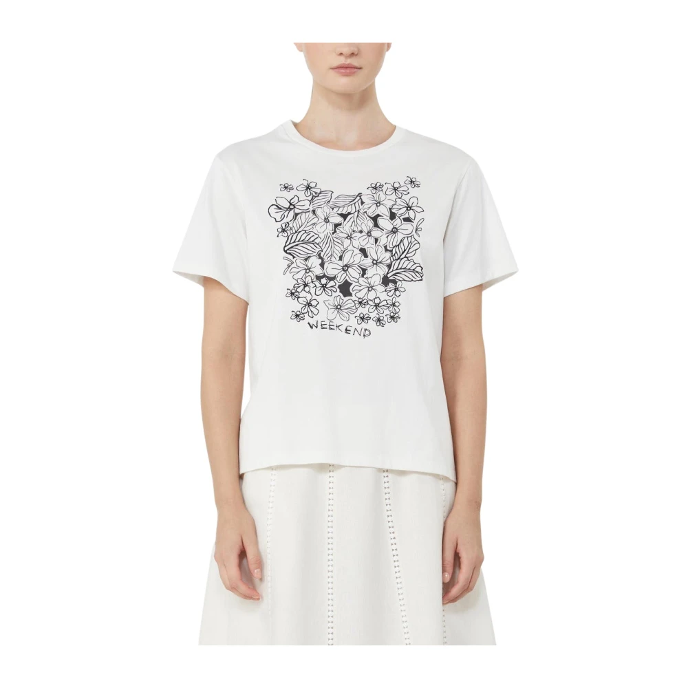 Weekend Max Mara Women's White Bora T-Shirt - T-Shirts - M - Tops