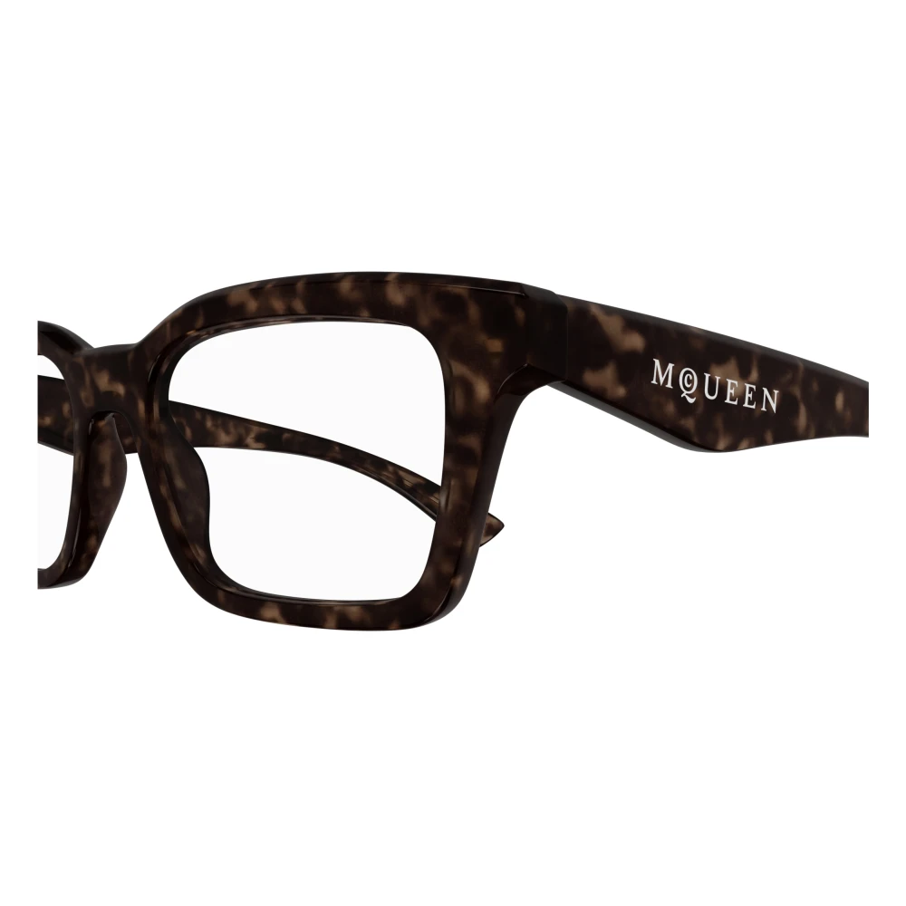 alexander mcqueen Stijlvolle Bril Am0476O in Zwart Brown Unisex