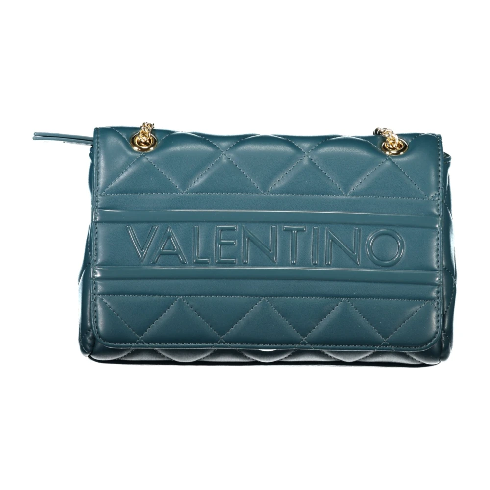 Valentino by Mario Valentino Groene Schoudertas met Kettingband Green Dames
