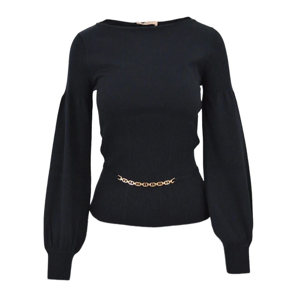 Twinset Stijlvolle Gebreide Trui Black Dames