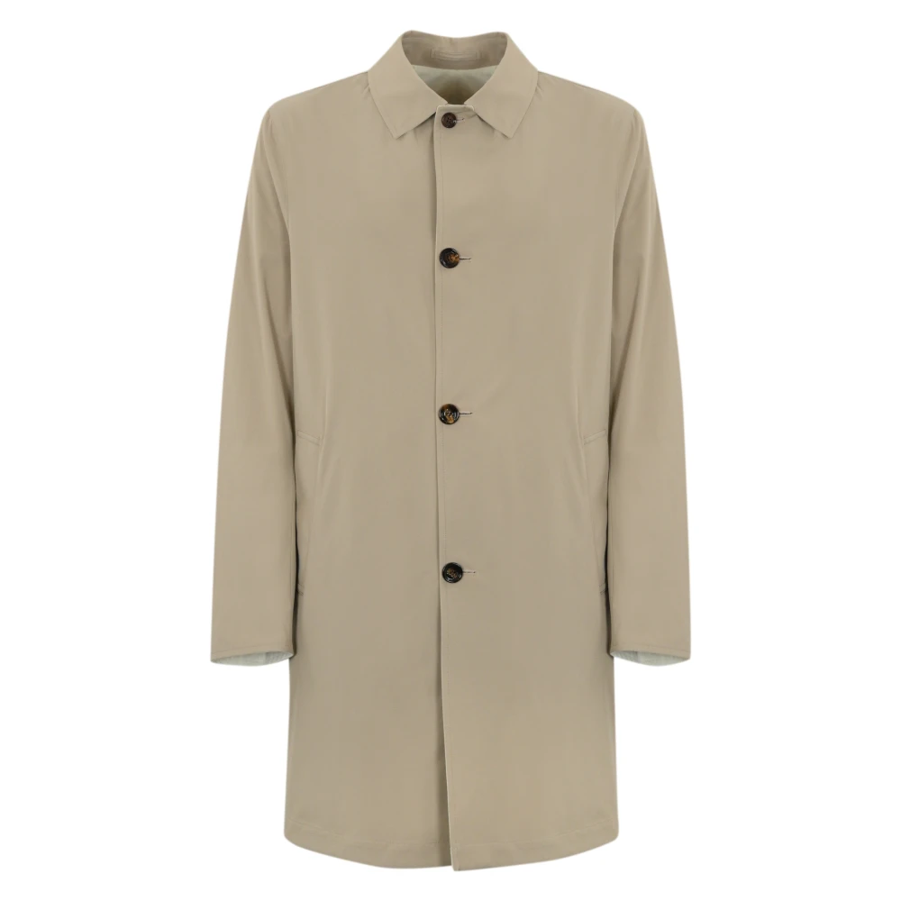 Kired Omkeerbare Beige Jas van Technische Stof Beige Heren