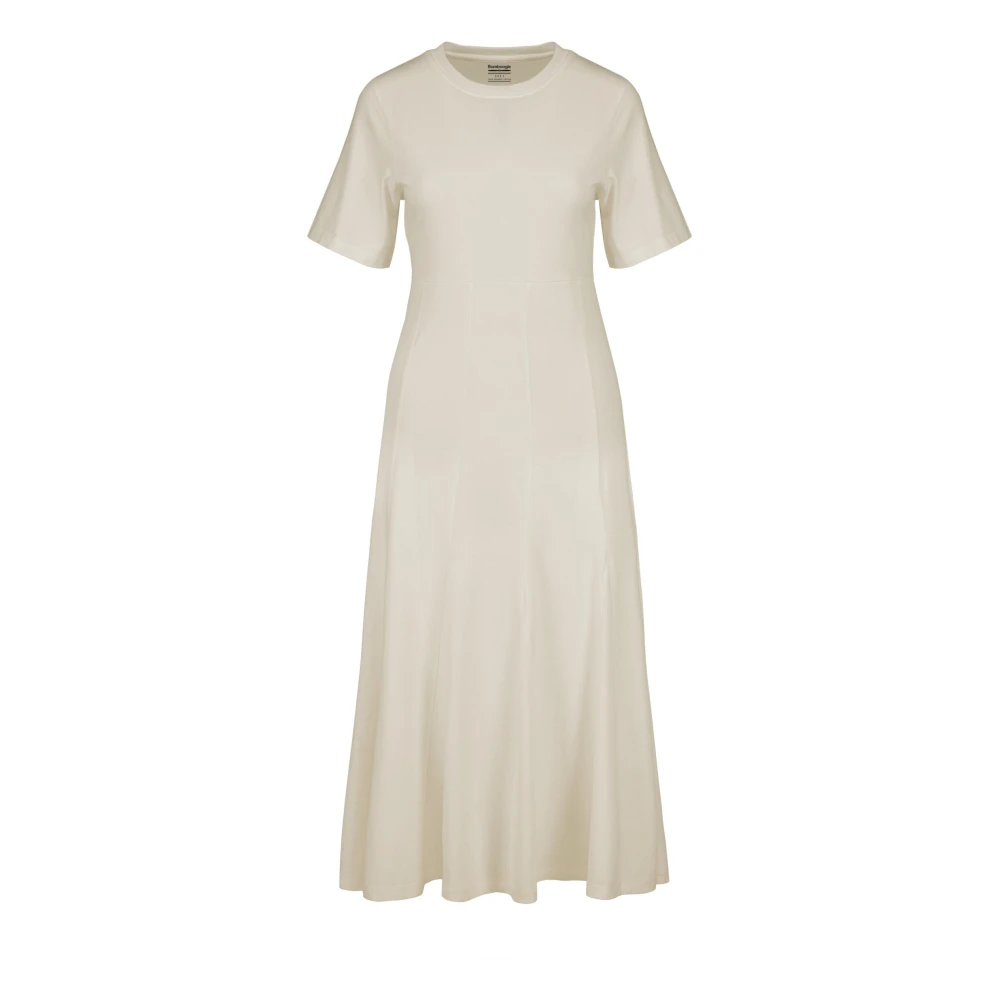 BomBoogie katoenen lange jurk Beige Dames