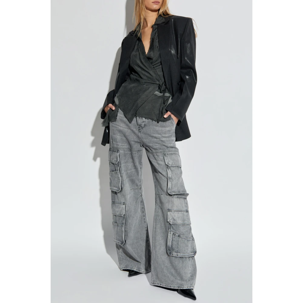 Diesel Jeans D-Sire-Cargo L.32 Gray Dames