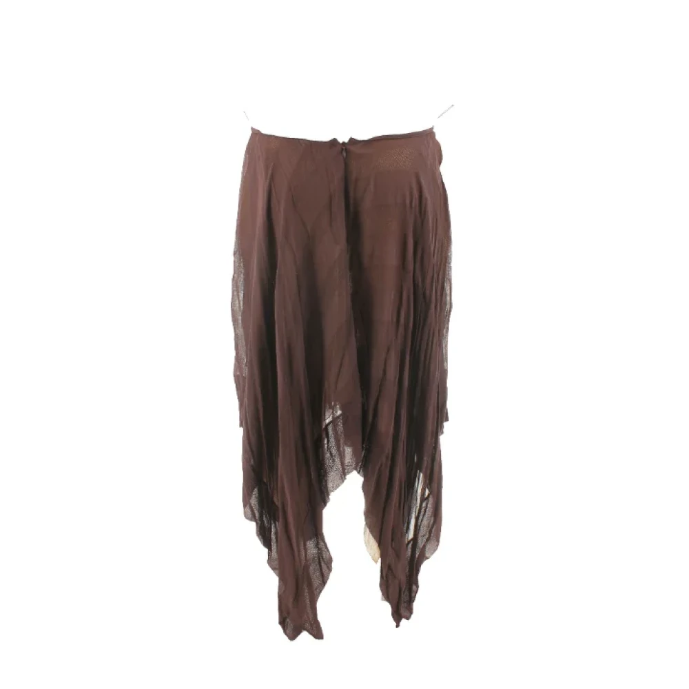 Chloé Pre-owned Fabric bottoms Brown Dames