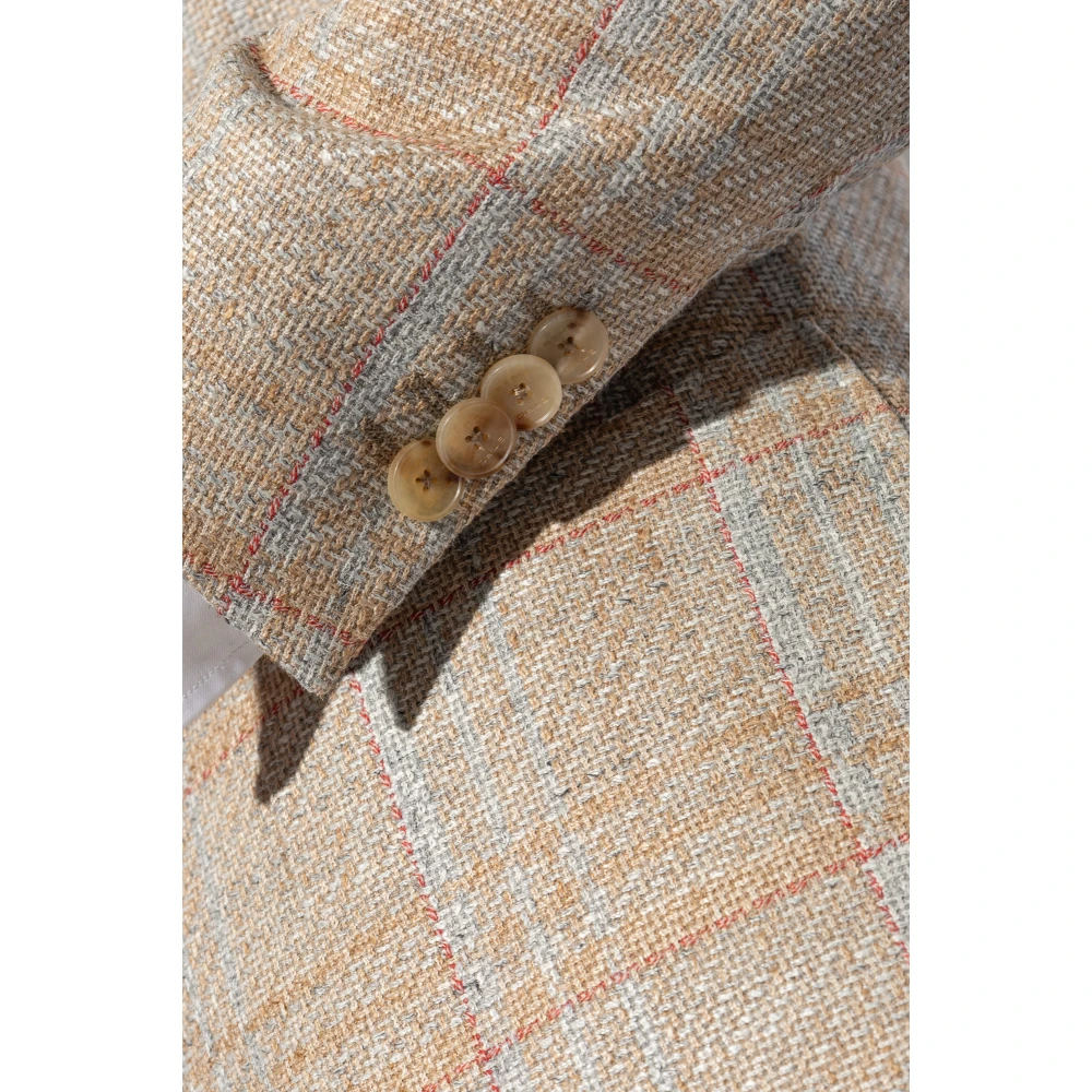 ETRO Geruit Patroon Blazer Multicolor Heren