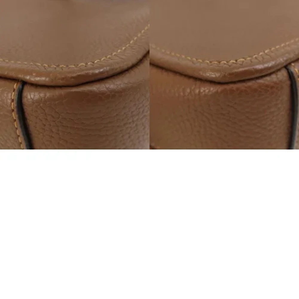 Coach Pre-owned Leather shoulder-bags Brown Dames