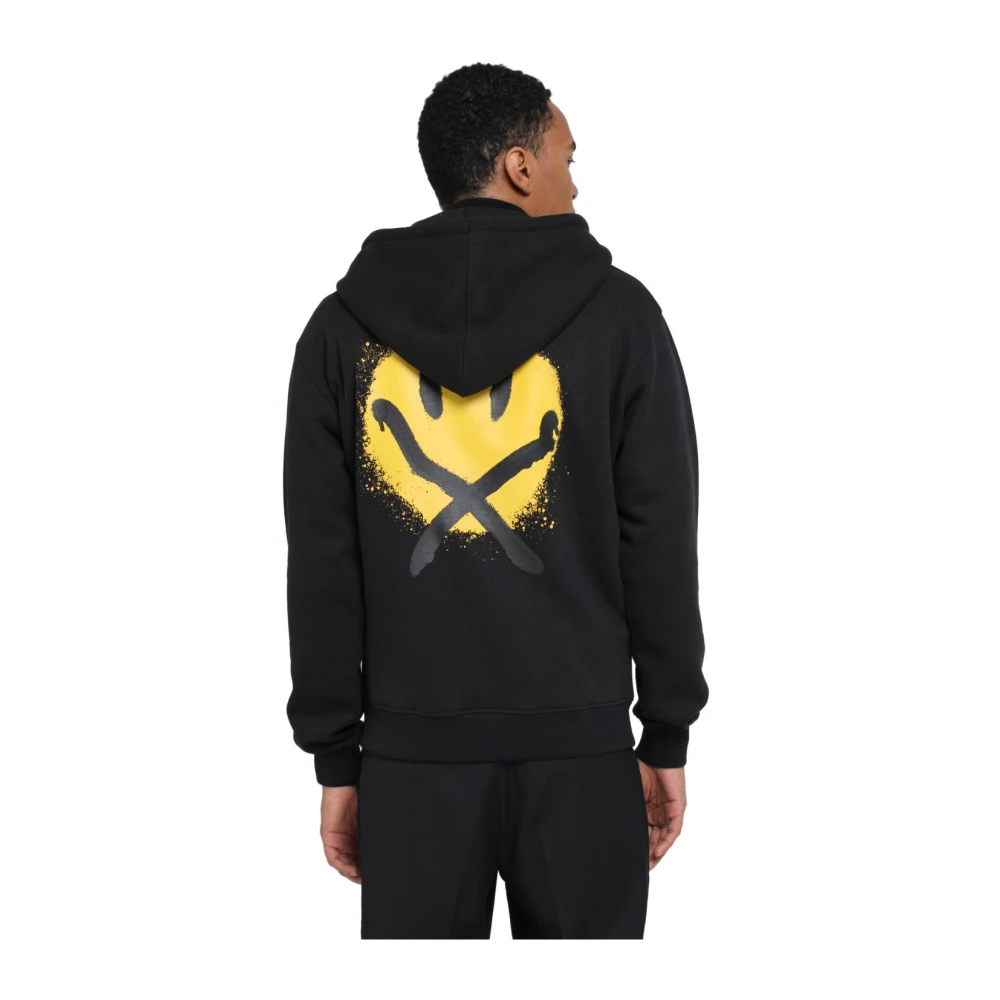 Richmond Zwarte Fullzip Hoodie Sweater Black Heren