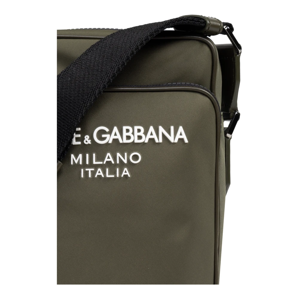 Dolce & Gabbana Schoudertas Green Heren