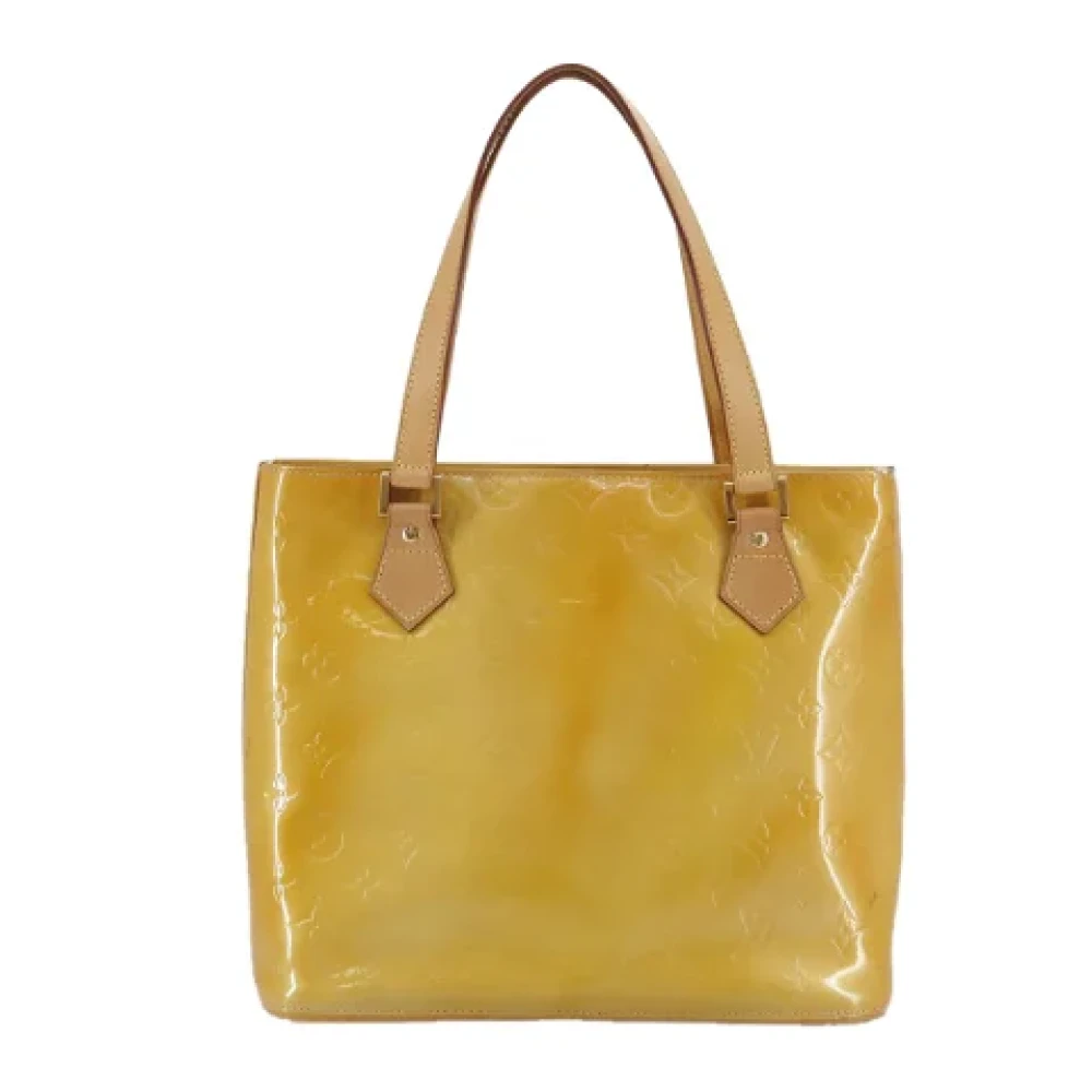 Louis Vuitton Vintage Pre-owned Leather handbags Yellow Dames
