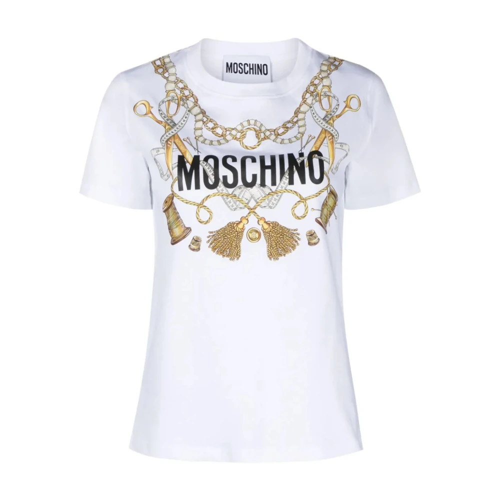 Moschino Witte T-shirts & Polos voor vrouwen White Dames