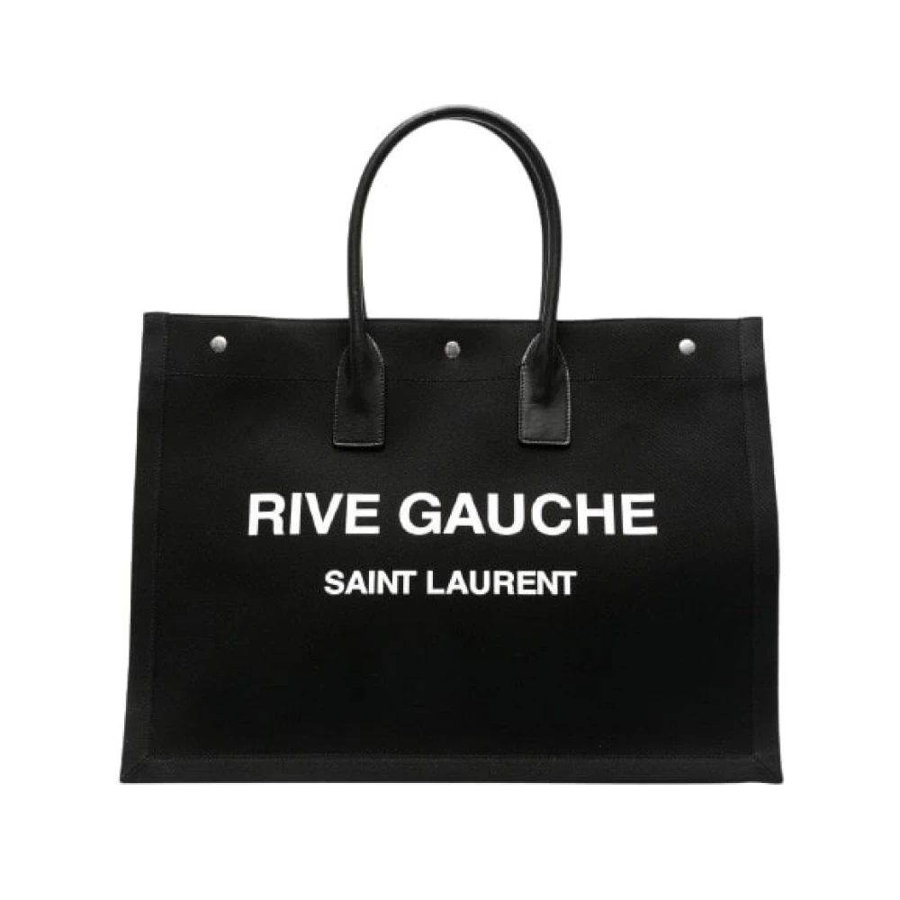 Saint Laurent Stijlvolle Rive Gauche Tote Tas Black Heren