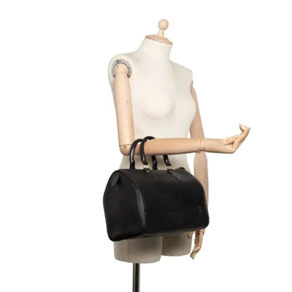 Louis Vuitton Vintage Pre-owned Leather handbags Black Dames