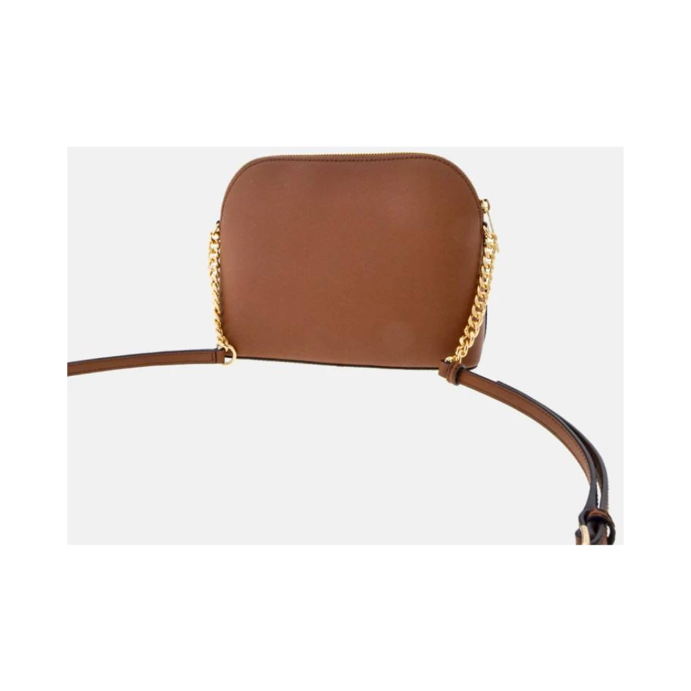 Michael Kors Dome Jet Set Crossbody Bag Brown Dames