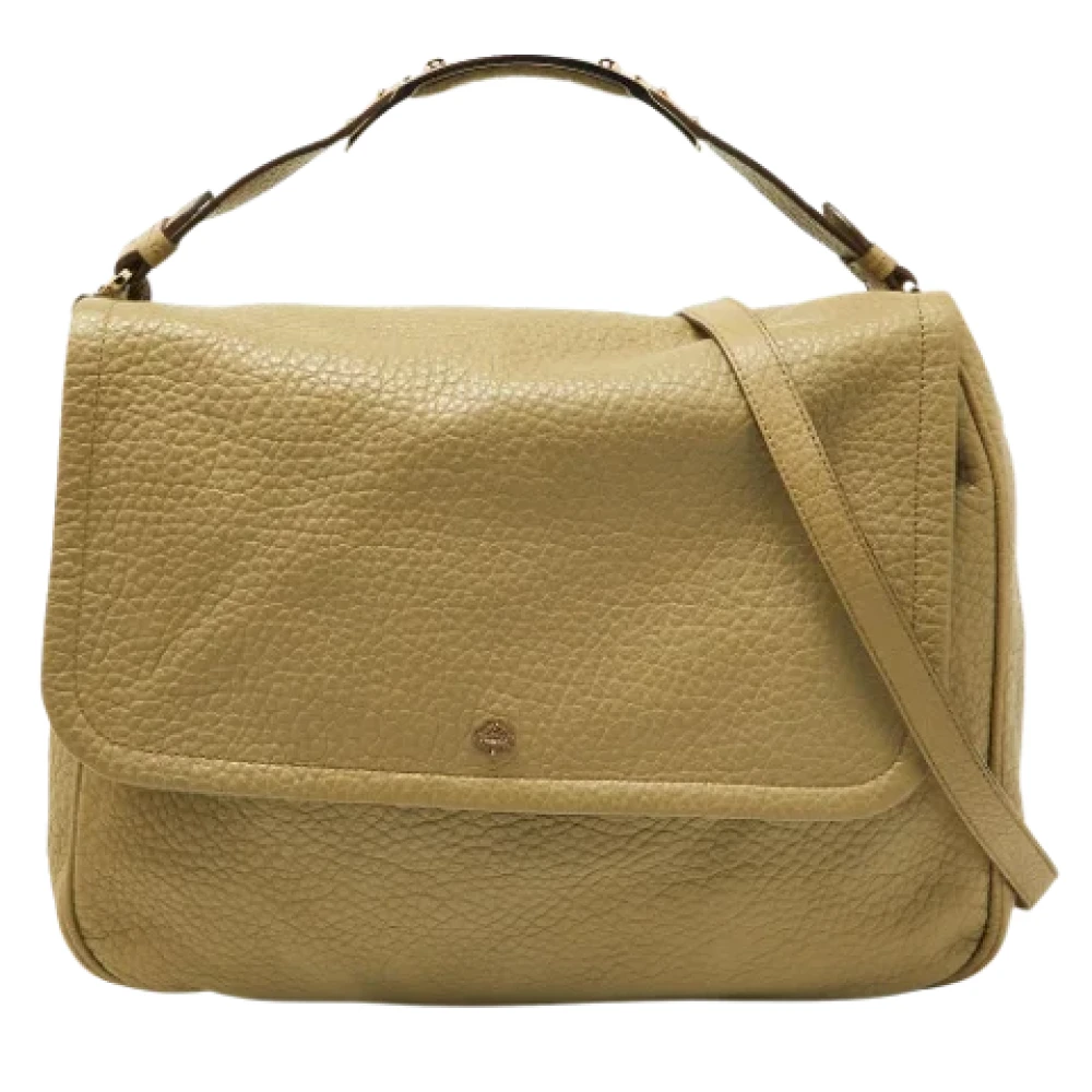 Mulberry Pre-owned Leather handbags Green Dames