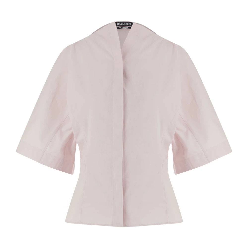 Jacquemus Pink Shirts, Female, S, Moisson Cotton Shirt