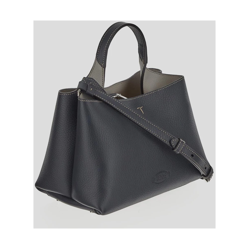 TOD'S Leren Micro Tas Black Dames