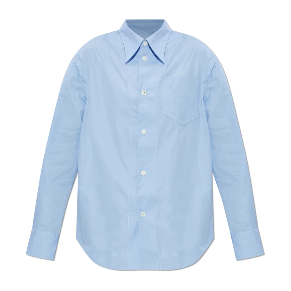 Ami Paris Donna Blu Camicette 2XS, New,